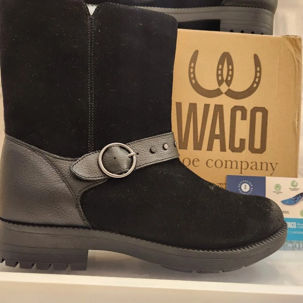Waco Shoe Company Revitalign Leather Boots. NIB. Size 9.5. Leather.